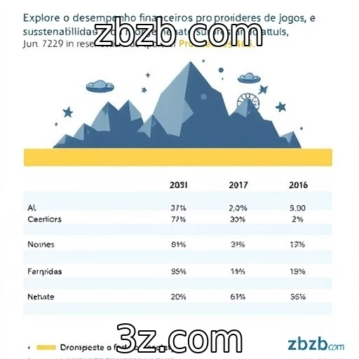 Desempenho financeiro de provedores de jogos e sua sustentabilidade